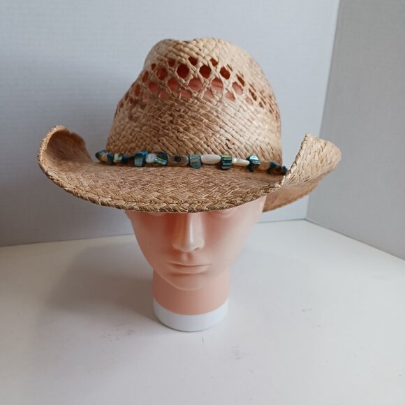 Charlie 1 Horse Women\'s Raffia Distressed Straw Cowgirl Hat main image 4